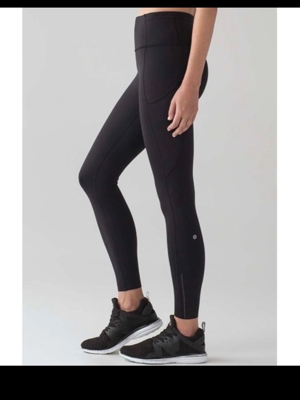 Lululemon Fast & Free 7/8 Tight II *Nulux 25 black size 10